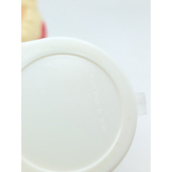 Vrg. Santa Claus & Snowman Plastic Sippy Cups Hong Kong 5.5" READ - Picture 13 of 16